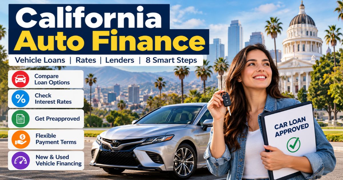 California auto finance guide for vehicle loans and rates
