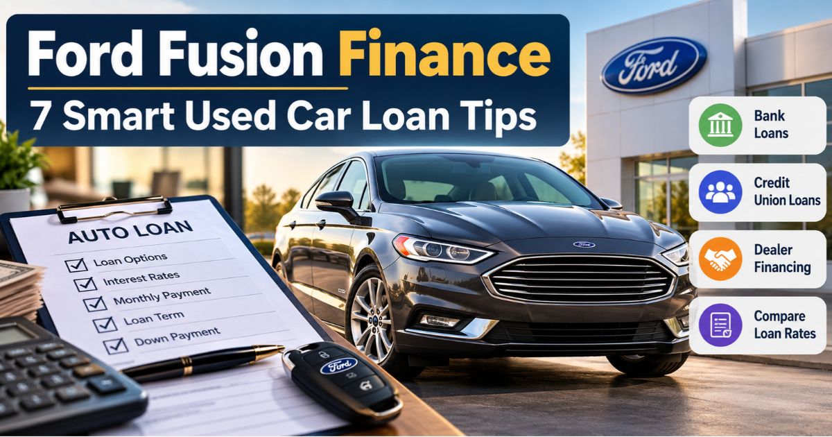 Ford Fusion finance options for used car buyers