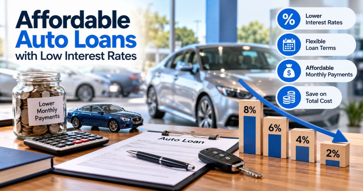 Affordable Auto Loans with low interest rates and flexible car financing terms