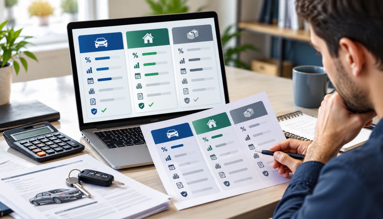 Compare secured personal loans by APR fees terms and collateral