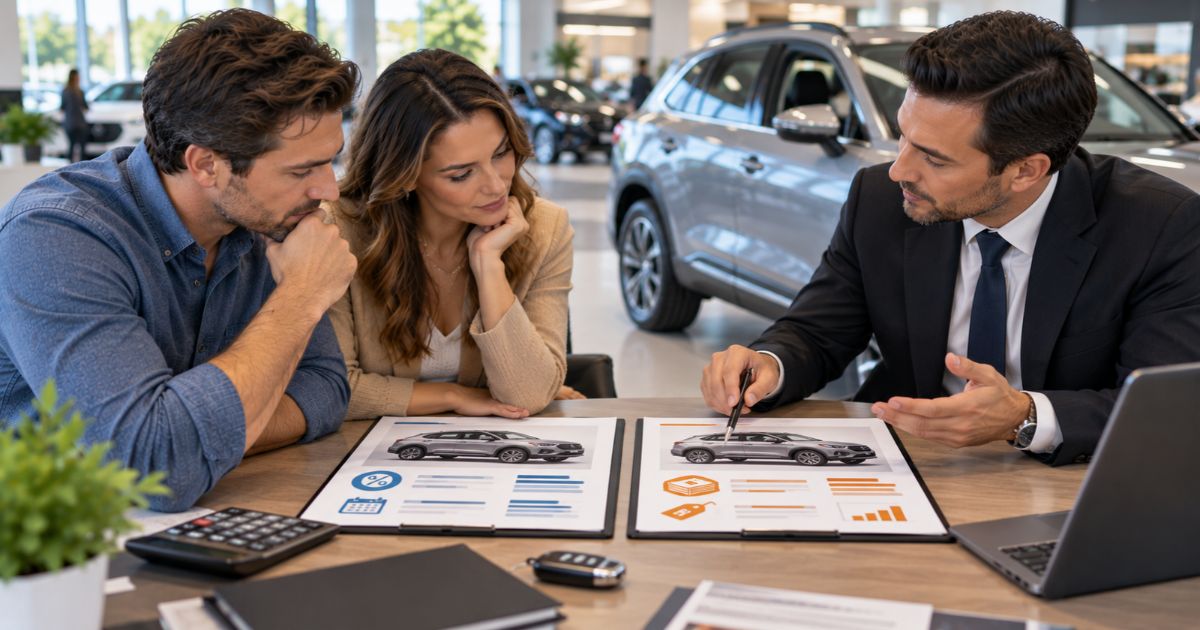 Comparing 0 APR car finance with a cash rebate