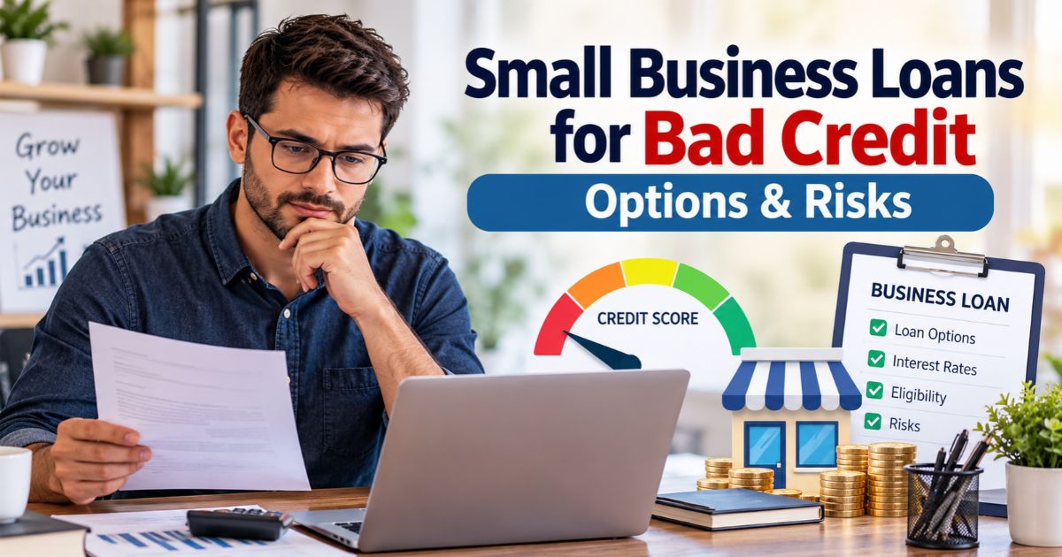 Small Business Loans for Bad Credit: 9 Checks Before You Borrow 1 Small business loans for bad credit with loan options costs and financing risks